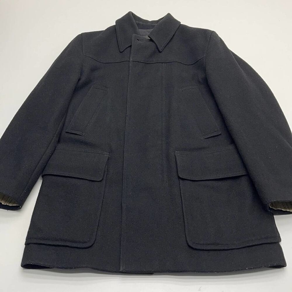 EXPRESS Men’s Small Black Wool Lined Coat